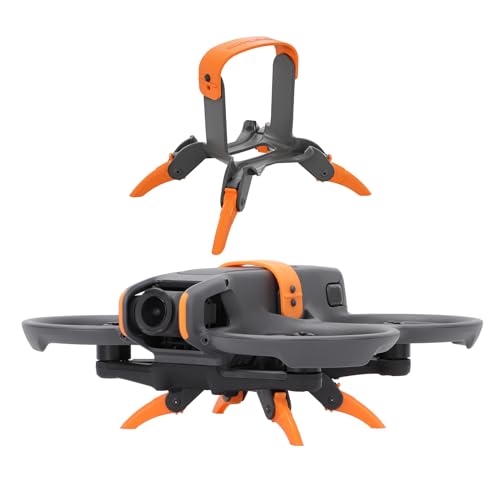 FSIDIWT Avata 2 Landing Gear Foldable Quick Release Extension Leg for DJI Avata 2 Accessories, Height Extension Leg for DJI Avata 2 Drone (Orange)