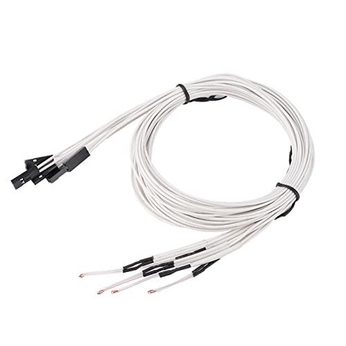 Tyenaza Thermistors Sensors, 5pcs 3950 100K Thermistors Temp Sensor with Cable 3D Printers Parts for 3D Printer Heatbed 