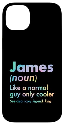 James Like A Normal Guy Only Cooler Legend King �t�@�[�X�g�l�[�� �X�}�z�P�[�X iPhone 14 Plus �p