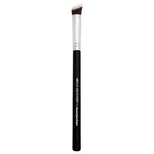 Flat Angled Contour Makeup Brush – Small Mini Angle Nose Contouring Synthetic Kabuki