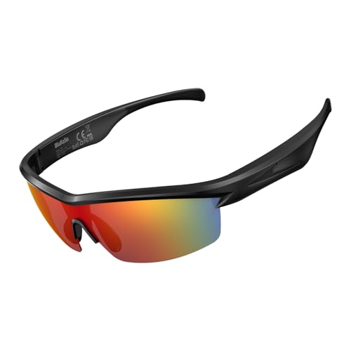 BluKaSa Waterproof Bluetooth Glasses for Cycling Running | UV Protection