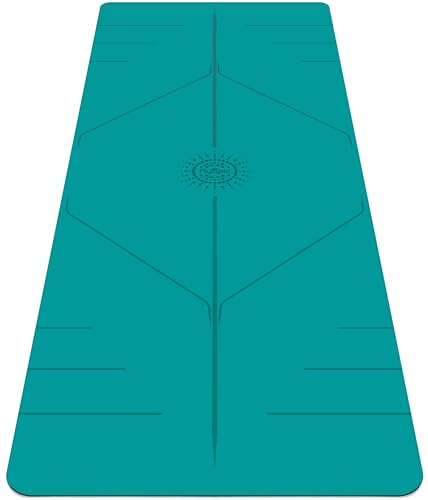 Plyopic Ultra-Grip Pro+ Yoga Mat – EXTREME Non-Slip Performance - Extra Thick Comfort - Body Alignment Lines - For Yoga, Pilates, Exercise, Fitness & Workouts