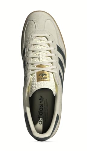 adidas Gazelle Indoor Womens Tan/Blk Sz 6.54