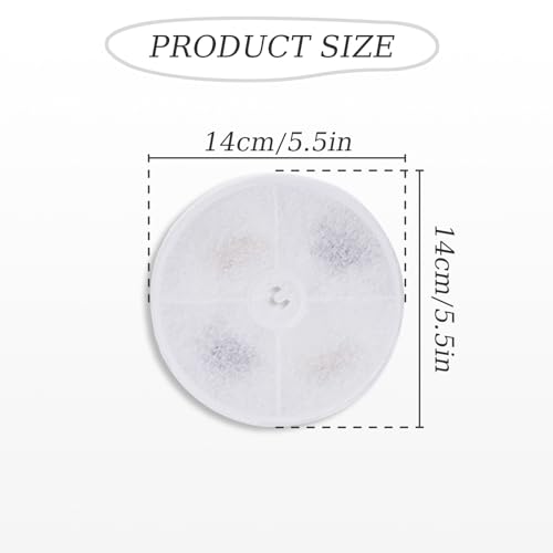 Filtros de Repuesto para Fuente de Agua para Gatos 5 pcs miniatura 2