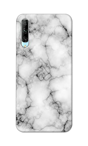 Image of Light White Marble Texture Natural Pattern Hard Back Case Cover for Huawei Y9S (2019) Back Cover -(J5) VNS2230