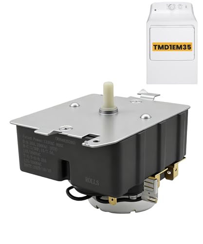 WE04X25280 TMD1EM35 Dryer Timer Compatible with GE Hotpoint Dryer Replace WE04X25280-24PK 4467035 AP6032628 PS11763067 EAP11763067 234D2377P005