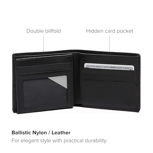 TUMI - Alpha Global Center Flip Passcase - Wallets for Men - Organized Bill Compartment & Hidden Pocket - 3.8" X 4.8" X 1.0" - Black3