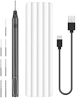 Wowstick Mini Cordless Drill Pen, USB Rechargeable Portable Drill Pen, Multifunction Electric Drill with 8 Accessories, 40 Minutes Charging, Ideal for Plastic Wood DIY