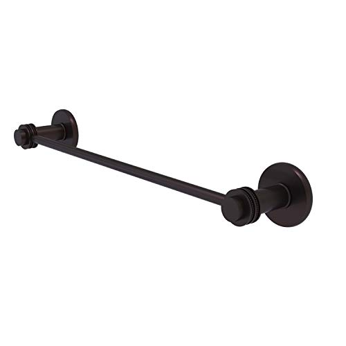 Allied Brass 931D/30-ABZ Mercury Collection 30 Inch Dotted Accent Towel Bar, 30-Inch, Antique Bronze