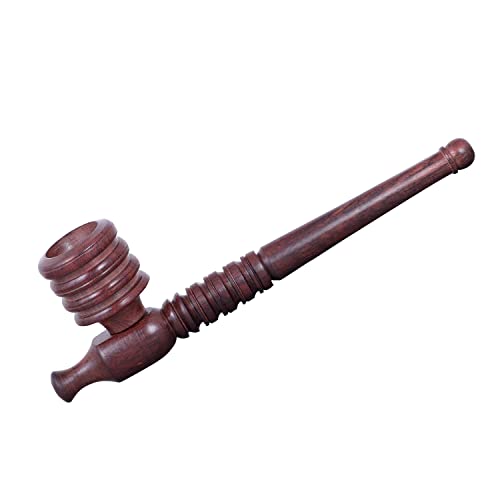 Image of Royal Swag Classic Vintage Tobacco Pipe Smoking Pipe (6 Inch Long) With Removable Pipe Give It The Unique Touch Of Smoke Durable Hard Wood Material Handmade Classic Retro Sailor Pipe Made In India