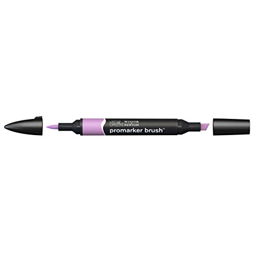 Winsor &Amp; Newton - Rotulador Brushmarker Con Punta Pincel Wild Orchid (V746) En Oferta Winsor &Amp; Newton Promarker Brush - Rotulador Doble Punta, Punta Pincel, Tinta Base Alcohol, Color Wild Orchid (V746)