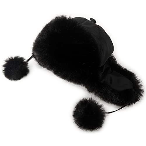 Bonnet en fausse fourrure uschanka thermique pour femme - Protection optimale contre le froid