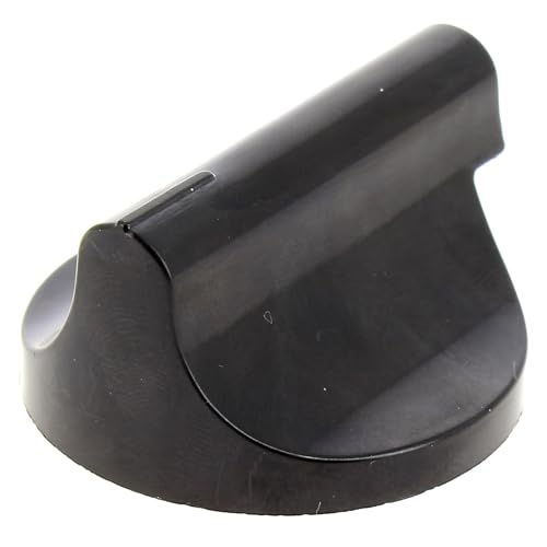 Bouton noir pour Table de cuisson Glem