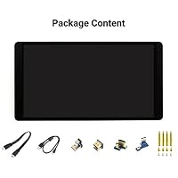 Waveshare 5.5inch HDMI AMOLED Display 1920x1080 Resolution Capacitive Touch Screen with Toughened Glass Cover Supports Multi Systems Raspberry Pi 4 – Ansicht 2