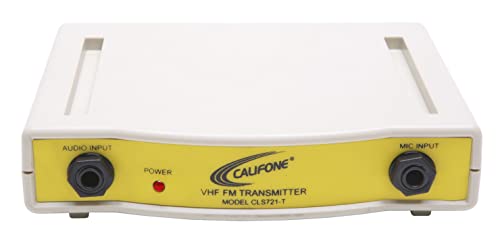 Califone CLS721T Wireless Headphone 72.100 mHz Transmitter, Yellow, 1/4