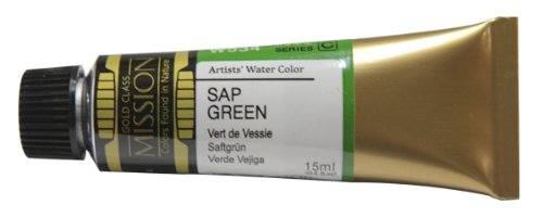 Mission Gold Water Color, 15ml, Sap Green by