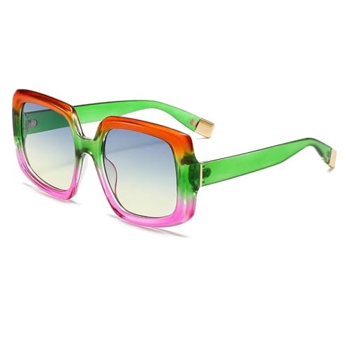 Colorful Sunglasses Women Gradient Frame Men Shades Male Female Uv400 Retro Luxury