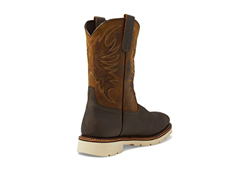 Image of Thorogood American Heritage 11 inch Square Toe Wellington Leather Work Boots for Men with Slip-Resistant Outsole
