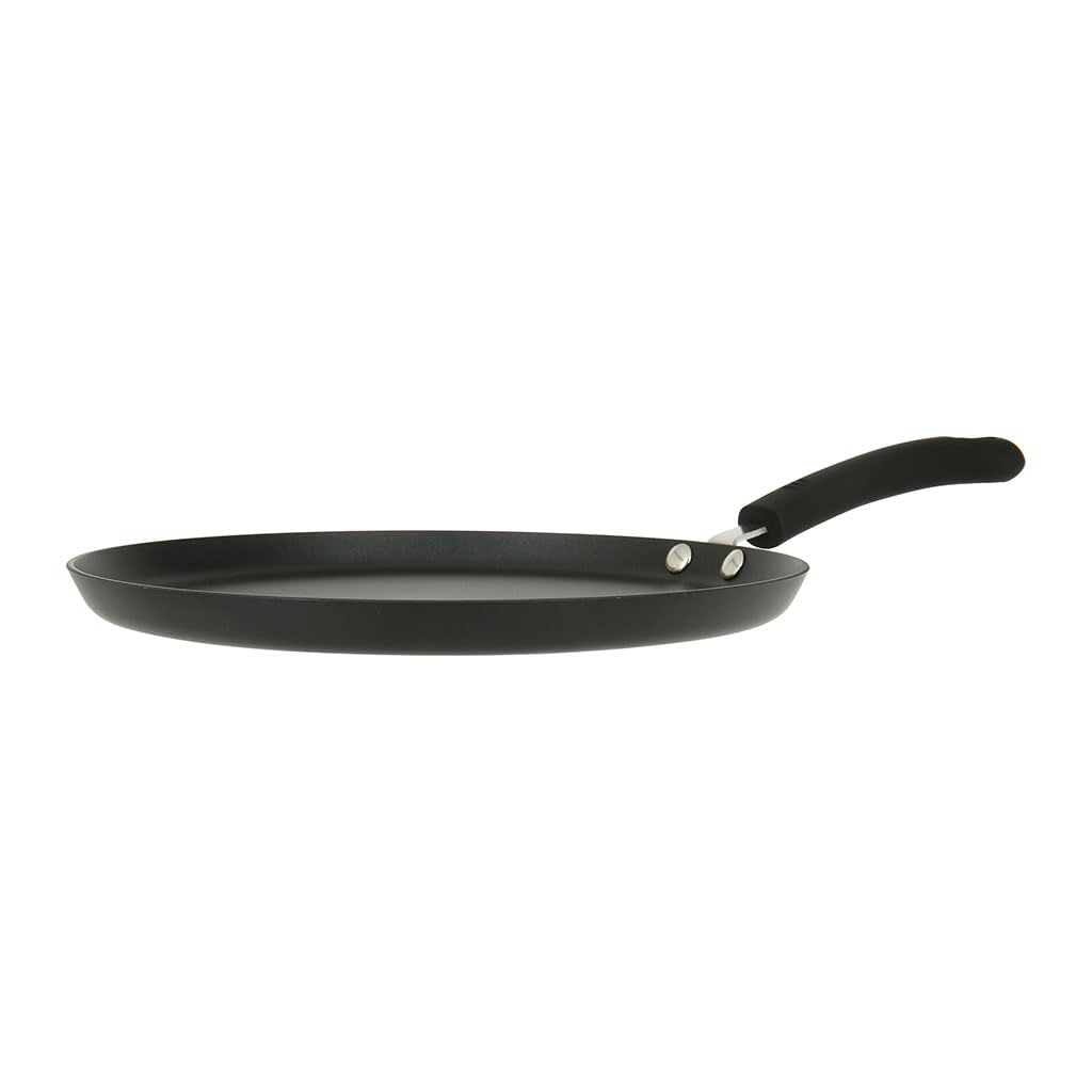 Sitram 714599 - Crepiera in alluminio pressato, diametro 28 cm, rivestimento antiaderente Whitford Xylan a 2 strati senza PFOA, manico termoresistente soft touch, tutti i piani cottura, tranne