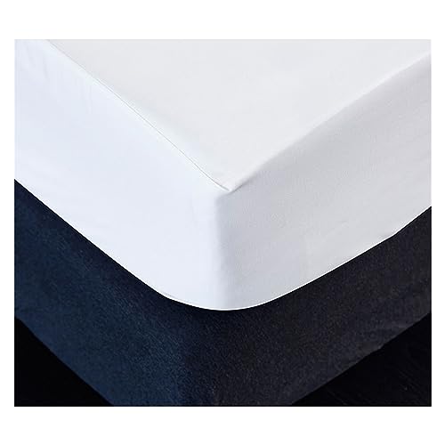 Sábana ajustable impermeable antipolvo protector de colchón bolsillo profundo Twin Queen 7