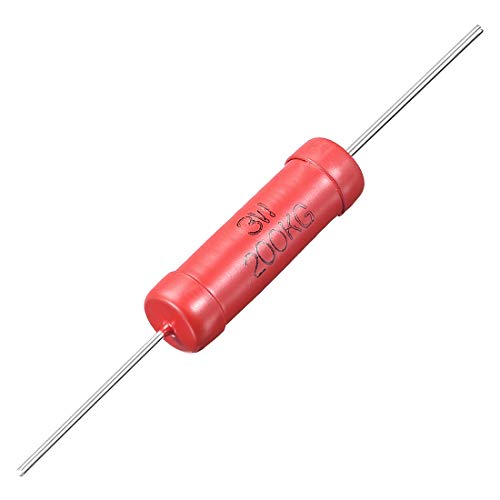 Film de vernis en verre haute tension uxcell 3 W 200 K Ohm pour circuit électronique