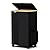 BlissTotes Laundry Basket Laundry Hamper with Lid, Collapsible Slim Laundry Hampers, Laundry Bin, Clothes Hamper Basket with Internal Support & Wheels & Handles for Bathroom, Bedroom (75L, Black)