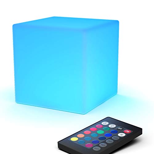 LOFTEK LED Light Cube: 4-inch RGB 16 Colors Cool Cosmic Cube Lights