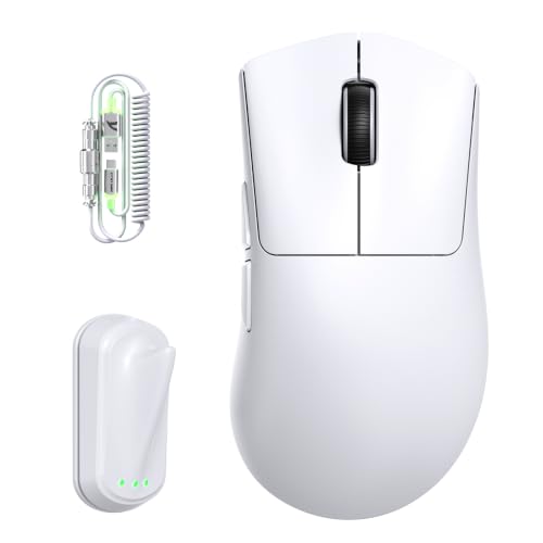 Image of ATTACK SHARK V8 8000Hz Wireless Gaming Mouse, 59g Lightweight, White