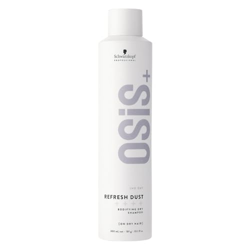 Schwarzkopf Professional OSiS Refresh Dust Bodifying Dry Shampoo For Greasy Hair And Scalp Instant Volume Hair Grip Fullness 300 ml