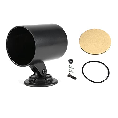 Yctze pour support manometre 52mm Support universel de tasse de dosette de support de jauge simple de camion de voiture de véhicule universel noir chaud pour...