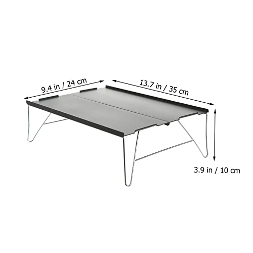 Table de camping pliable compacte et légère pour repas et travail nomade