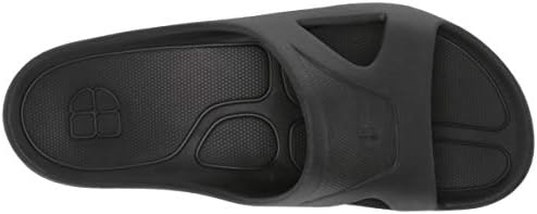 Shoes for Crews Men's Shower Slide Sneaker, Black Review | Image 4