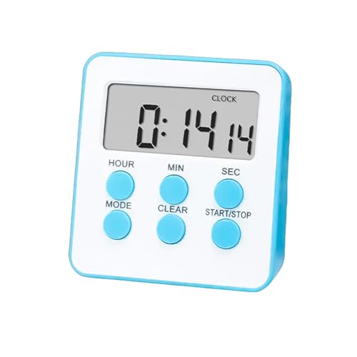 Temporizador de cocina con alarma fuerte y pantalla LED, herramienta de cronómetro multifuncional para recordatorio de disciplina de cocina
