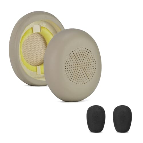 HIOPOIUYT Almohadillas de repuesto para micrófono y parabrisas compatibles con auriculares para mejorar la comodidad y el sonido