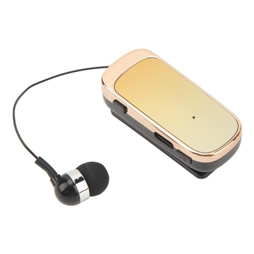 Jectse audífono bluetooth retráctil in ear amarillo miniatura 6