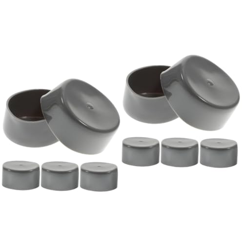 GRIRIW 2sets Rubber Trailer Hub Dust Caps Wheel Bearing Protectors Hub Covers for Rv Boats 8pcs*2