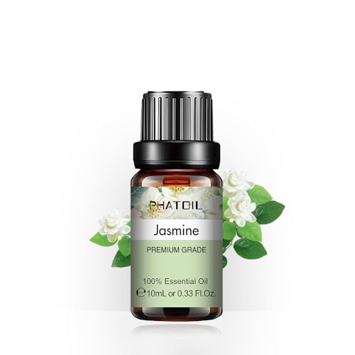 PHATOIL アロマオイル ジャスミン 精油 10ml エッセンシャルオイル アロマディフューザー 芳香用