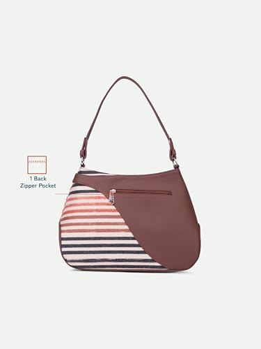 Image of ZOUK Ira Handbag | Stylish Women's Handbag | Luxury Shoulder Bag for Women | Trendy | Fancy Ladies Handbags | Small Purse for Events | Water-Resistant