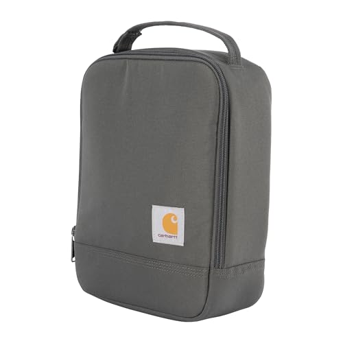 Carhartt Enfriador de almuerzo aislado para hombres y mujeres, almuerzo totalmente aislado pálido para el trabajo, al aire libre y uso diario, grava