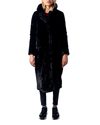 ONLY Abrigo de mujer de piel sintética.