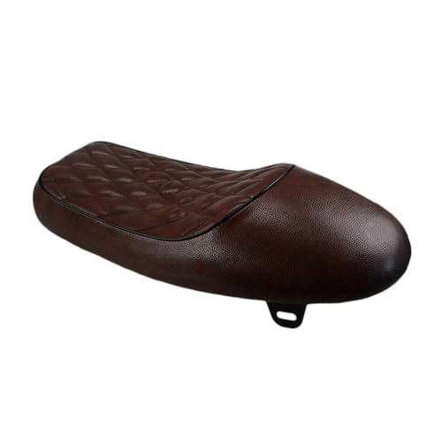 Asiento PU marrón estilo vintage con acabado premium para XJ 2