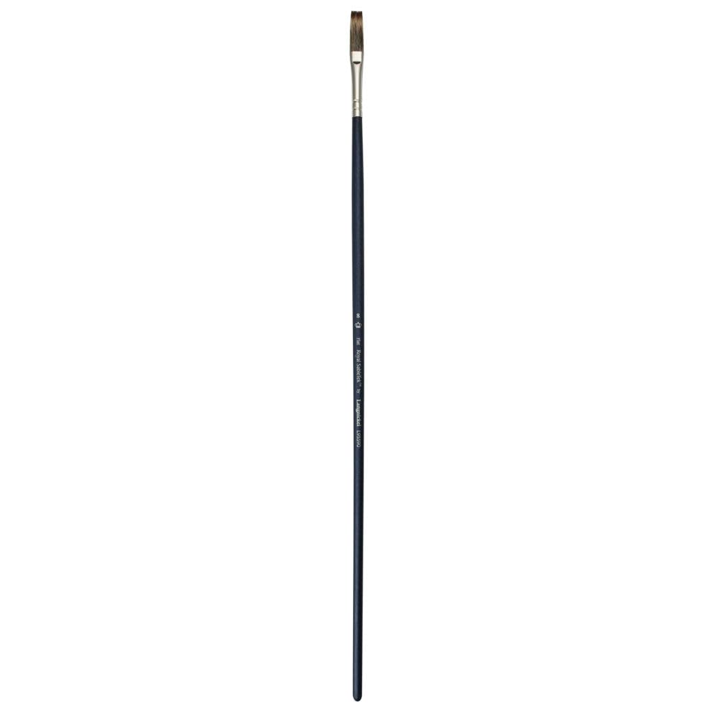 Royal Sabletek Long Handle Flat 8 - Artist Paint Brush - L95590-8 - Single by Nowells