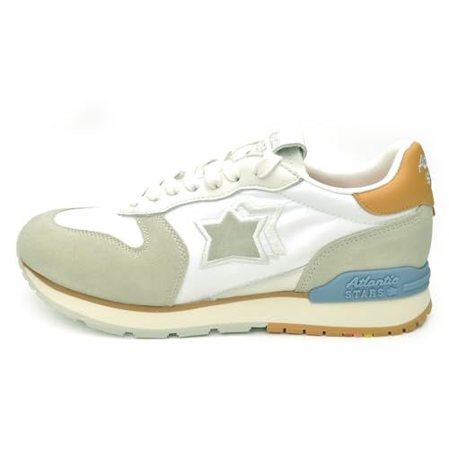 [アトランティックスターズ] 正規品 スニーカー COLORADO コロラド メンズ COLO5010-0121 White Orange ホワイト オレンジ (日本の靴のサイズ寸法, 大人, 数値, 27.5 cm)