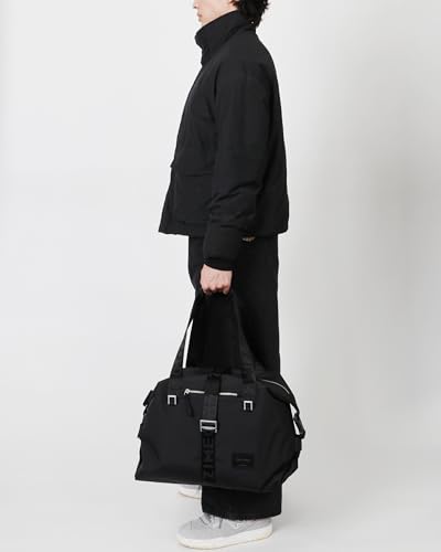 ZIMEGO Weekender Duffel Bag – Versatile Crossbody for Travel and Gym Tote, Black2