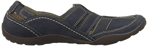 Clarks Women's Haley Stork Flat,Navy,6 M Us #TOP5