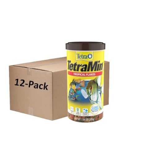TetraMin Tropical Flakes Fish Food, Balanced Diet, 7.06 oz 12 Pack