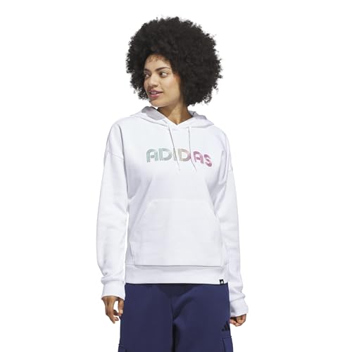 adidas Women's Wordmark Graphic Hoodie – Image 6