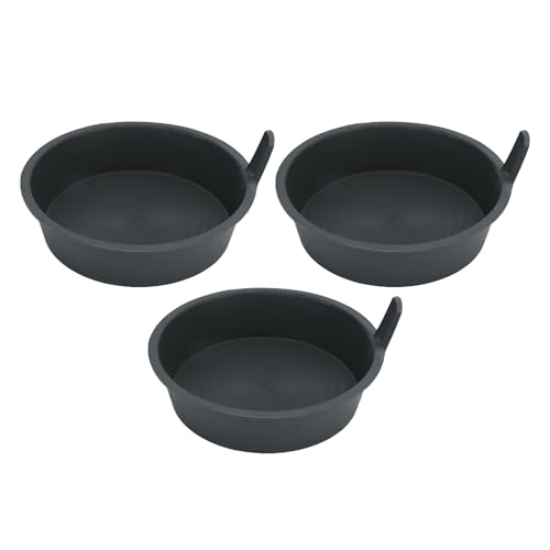 Mangeoires pour poulets en plastique PP épais avec poignée de transport 9L - 2