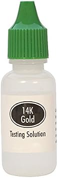 14K Gold Testing Solution Test Purity Jewelry Scrap Precious Metal