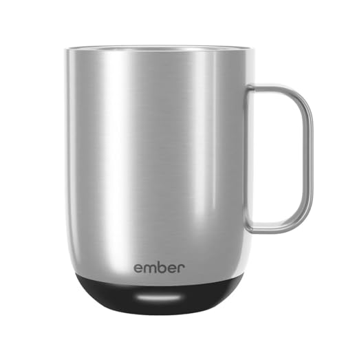Ember Mug 2, 14 oz, Temperature Control Smart Mug, Stainless Steel